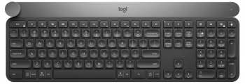 Wireless Keyboard Logitech CRAFT, Premium typing, Input dial, Spherical keys, Backlit, Multi-Device,