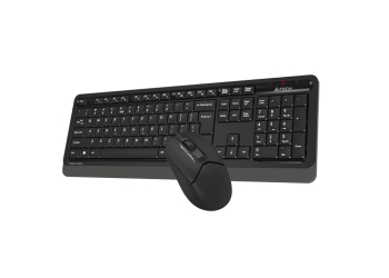 Wireless Keyboard & Mouse A4Tech FG1012S, 12 Fn keys, Laser Engraving, Splash Proof, Silent Mouse, 1