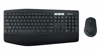 Wireless Keyboard & Mouse Logitech MK850, Curved keyframe, Quiet typing, 2xAA/1xAA, Bluetooth/2.4GHz