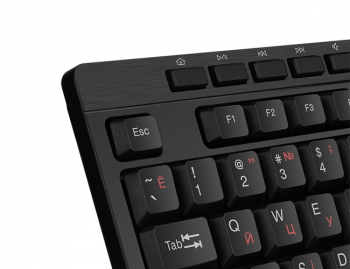 Keyboard SVEN KB-C3010, Multimedia, Splash proof, Black, USB