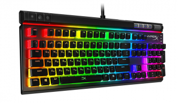 Gaming Keyboard HyperX Alloy Elite 2, Mechanical, Media keys, Steel frame, USB 2.0 pass-through,RGB