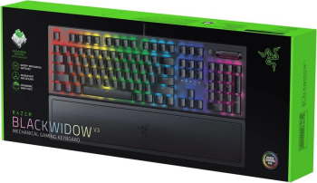 Gaming Keyboard Razer BlackWidow V3, Mechanical, Tactile SW, Aluminum, Macro, Digital Wheel, Media C