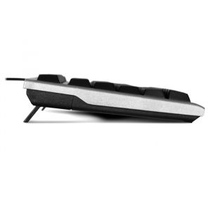 Keyboard SVEN KB-S300, Traditional layout, Quiet, Splash proof, Silver, USB