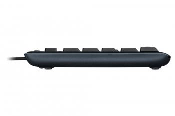 Keyboard Logitech K200 Multimedia, Thin profile, Quiet typing, Spill-resistant, Black, USB