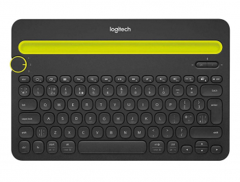 Wireless Keyboard Logitech K480 Multi-Device, Compact, F-keys, Cradle, Spill-resistant, 5M, 2xAAA, B
