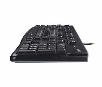 Keyboard Logitech K120 Retail, Thin profile, Quiet typing, Spill-resistant, Black, USB