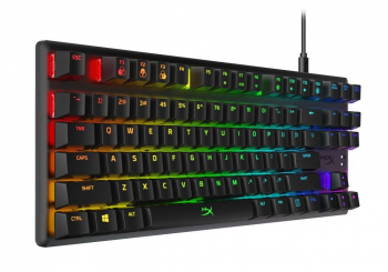 Gaming Keyboard HyperX Alloy Origins Core, Mechanical, TKL, Steel frame, MX Blue, RGB, USB