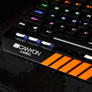 Gaming Keyboard Canyon Hazard, Mechanical, Blue SW, Anti-ghosting,Backlighting, Win Lock