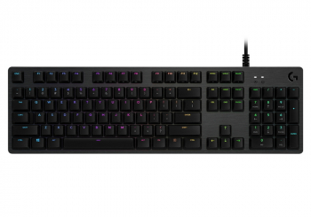 Gaming Keyboard Logitech G512 Carbon, Mechanical, GX Brown, Aluminum-alloy construction, RGB, USB