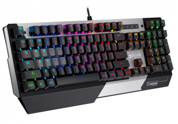 Gaming Keyboard Bloody B865R, Mechanical, Optical switch, RGB, Spill-Resistant, Black/Silver, USB