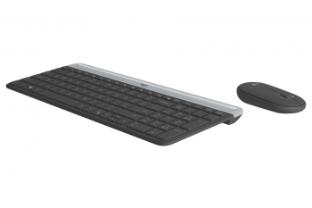 Wireless Keyboard & Mouse Logitech MK470, Compact, Ultra-thin, Scissor keys, Quiet typing, 1000dpi, 