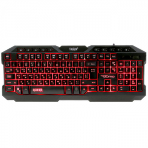 Gaming Keyboard Qumo Fallen II, Multimedia, Anti-ghosting, Backlight, Black, USB