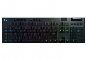 Gaming Wireless Keyboard Logitech G915 TKL, Mechanical, Ultra thin, GL Tactile, Aluminum, Media Cont