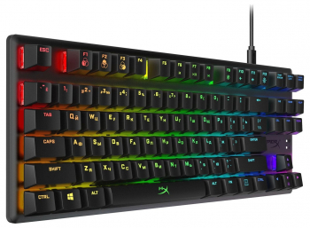 Gaming Keyboard HyperX Alloy Origins Core, Mechanical, TKL, Steel frame, MX Red, RGB, USB