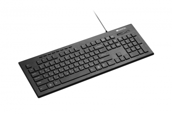 Keyboard Canyon HKB2, Multimedia, Slim, Silent, Side LED , Chocolate keys, USB, Black