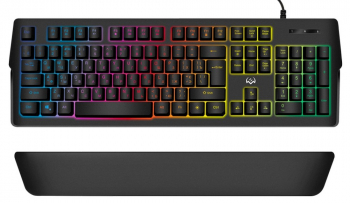 Gaming Keyboard SVEN KB-G9400, Macro, Backlight, WinLock, 12 Fn keys, Wrist rest, Black, USB
