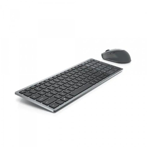 Wireless Keyboard & Mouse Dell KM7120W, Multimedia Keys, 2.4Ghz/BT, Russian, Titan Grey