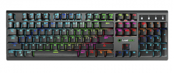 Gaming Keyboard Gamemax KG801, Mechanical, FN Keys, Anti-Ghosting, RGB, EN layout, Black.USB