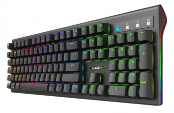 Gaming Keyboard Gamemax KG801, Mechanical, FN Keys, Anti-Ghosting, RGB, EN layout, Black.USB