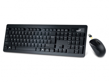 Wireless Keyboard & Mouse Genius SlimStar 8005, Ultra thin and light, Quiet typin, Dust-proof, 1000d