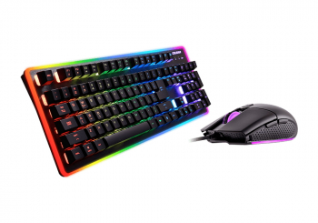 Gaming Keyboard & Mouse Cougar Deathfire EX, 8-Effect Multicolour Backligh, FN Key, Win Lock, USB