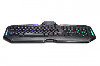 Gaming Keyboard Qumo Spirit, 12 Fn keys, 19-KRO, Wrist rest, Backlight, Black, USB