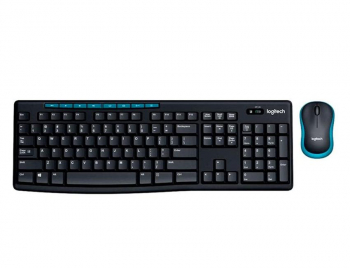 Wireless Keyboard & Mouse Logitech MK275, Media keys, Spill-resistant, 1000dpi, 3 buttons, 2xAAA/1xA