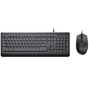 Keyboard & Mouse Sohoo KM102, Laser Engraving, Ultra-thin, 1200 dpi, 4 buttons, 1.8m, Black, USB