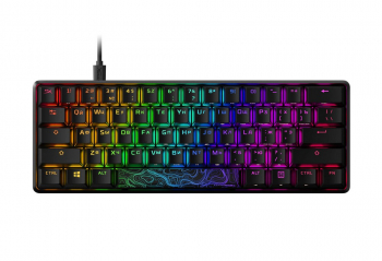 Gaming Keyboard HyperX Alloy Origins 60, Mechanical, TKL, Steel frame, Onboard memory, RGB, USB