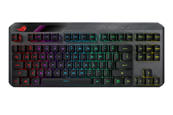 Gaming Wireless Keyboard Asus ROG Claymore II, Mechanical, Red Optical SW, Macro Keys, USB passthrou