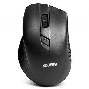Wireless Keyboard & Mouse SVEN KB-C3600W, Multimedia,  Nano rec., 2.4GHz, 1xAA/2xAAA, Black