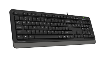 Keyboard A4Tech FK10, Multimedia Hot Keys, Laser Inscribed Keys , Splash Proof, 1.5m, USB, EN/RU/RO,