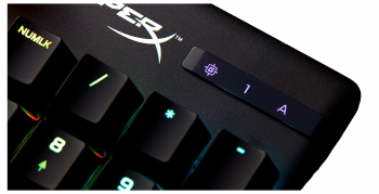 Gaming Keyboard HyperX Alloy Origins, Mechanical, Steel frame, Onboard memory, MX Red, RGB, USB