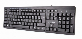 Keyboard Gembird KB-UM-106, Multimedia, Silent, Black, USB