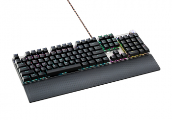 Gaming Keyboard Canyon Nightfall, Mechanical, Black SW, Anti-ghosting, Backlight, Macros, Wrist rest