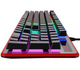 Gaming Keyboard Havit KB870L, Mechanical, Metal Plate, Blue SW, RGB, Win Lock, 26-Anti-Ghosting, 104