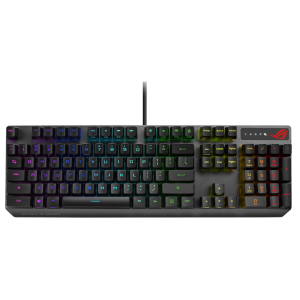 Gaming Keyboard Asus Strix Scope RX, Optical, for FPS, Aura Sync RGB, IP56, USB 2.0 passthrough, USB