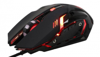 Gaming Keyboard & Mouse & Mouse Pad Qumo Mystic, Fn hotkeys, backlight, Black, USB