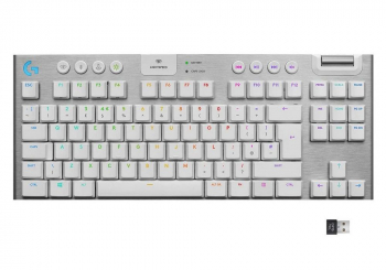 Gaming Wireless Keyboard Logitech G915 TKL, Mechanical, Ultra thin, GL Tactile, Aluminum, Media Cont