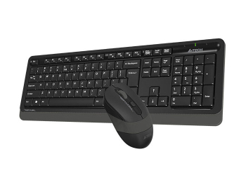 Wireless Keyboard & Mouse A4Tech FG1010S,12 Fn Keys, Laser Engraving, Splash Proof, Silent Mouse, 12