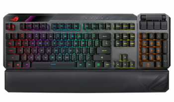 Gaming Wireless Keyboard Asus ROG Claymore II, Mechanical, Red Optical SW, Macro Keys, USB passthrou