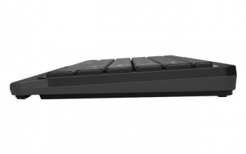 Keyboard A4Tech FK11, Compact, 12Fn Keys, Laser Engraving, Splash Proof, USB, 1.5m, EN/RU/RO, Black/