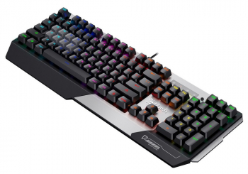 Gaming Keyboard Bloody B865R, Mechanical, Optical switch, RGB, Spill-Resistant, Black/Silver, USB