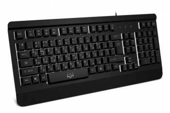 Gaming Keyboard SVEN KB-G9450, 3 colors backlight, Metal plate, WinLock, 12 Fn keys, Black, USB