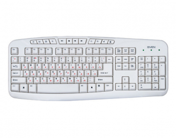 Keyboard SVEN Comfort 3050, Multimedia, White, USB