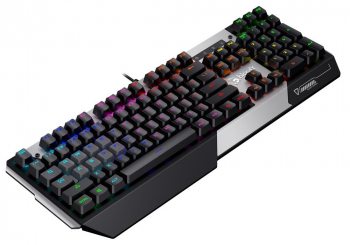 Gaming Keyboard Bloody B865R, Mechanical, Optical switch, RGB, Spill-Resistant, Black/Silver, USB