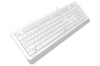 Keyboard A4Tech FK10, Multimedia Hot Keys, Laser Inscribed Keys , Splash Proof, 1.5m, USB, EN/RU/RO,