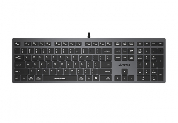 Keyboard A4Tech FX50, 12 Fn keys, Ultra Slim, Low Profile X-Key Structure, Splash Proof, Silk Printi