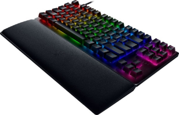 Gaming Keyboard Razer Huntsman V2, TLK, Optical Linear SWl, Wrist Rest, US Layout, USB, Black