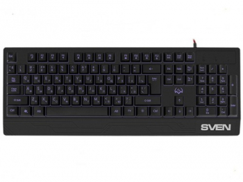 Gaming Keyboard SVEN KB-G7400, TKL, Bbacklighting, WinLock, 12 Fn keys, Black, USB